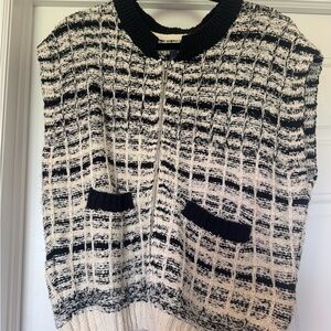 Maeve by Anthropologie tweed vest.